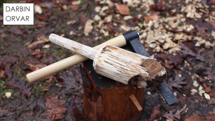 Medium Steel Hooped Wooden Mallet (Hammer)