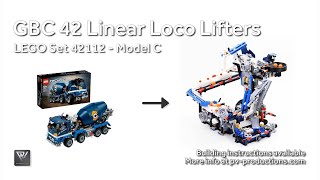 GBC 42 Linear Loco Lifters  - Building Instructions Alternate Build - 42112 Concrete Mixer Truck