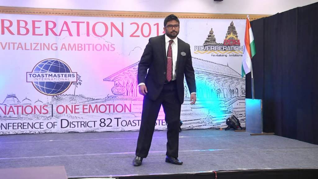 reverberation time Humorous Speech Contest Contestant #4 Keishara Perera