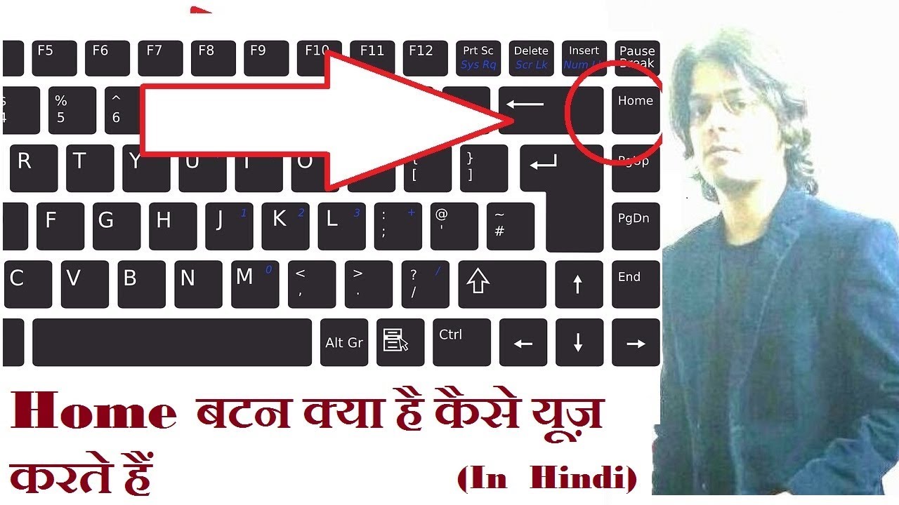 How To Use Home Key On Laptop In Hindi Home Key Kya Hai Home Key On