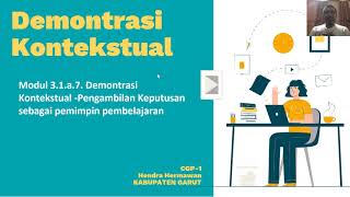 3.1.a.7. Demontrasi Kontekstual-Pengambilan Keputusan
