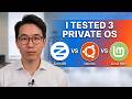I Tested These Private OS... Zorin OS vs Ubuntu vs Linux Mint — Which Should Beginners Pick in 2026?
