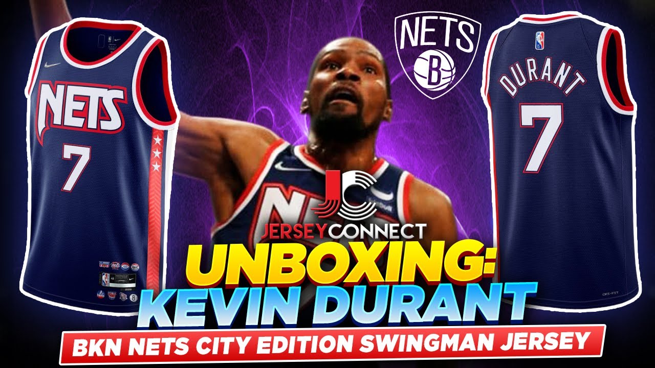 UNBOXING: Kevin Durant Brooklyn Nets Authentic Jordan NBA Jersey, Statement Jersey