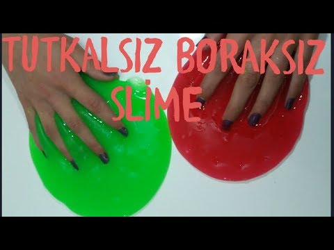 Video: Sodyum Tetraborat Olmadan Slime Nasıl Yapılır