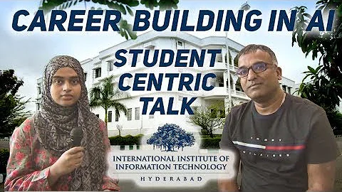 Career Building in AI - Prof. Ramesh Loganathan, IIIT Hyderabad | Student Centric Talk | TECH TALK
