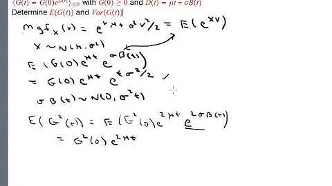 geometric Brownian Motion