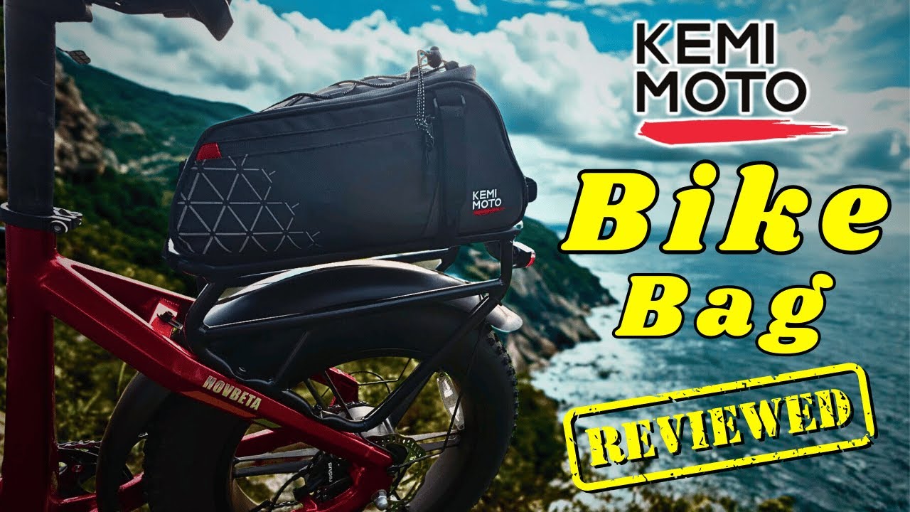 KEMIMOTO Water Resistant 8L Rear Bike Rack Bag - Review