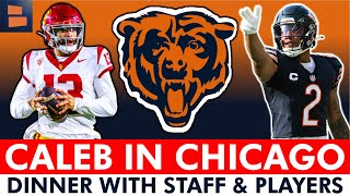 🚨ALERT🚨 Caleb Williams Has Dinner With Bears Staff AND Players In Chicago + More NFL Draft Rumors