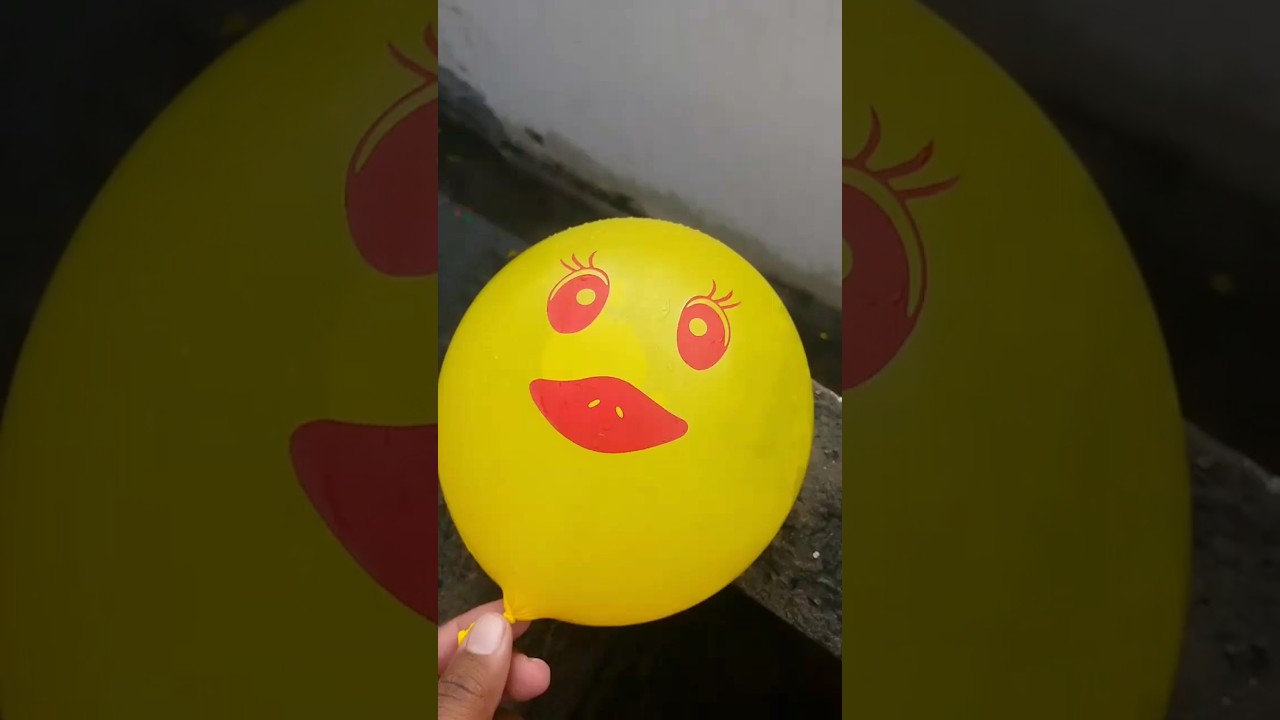 Experiment: will a filled balloon explode if it rolls down from the rooftop? 💣💥