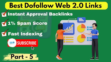 Best Dofollow Web 2.0 Backlinks Site | Part -5 #instantapprovallinks | web 2.0 link building