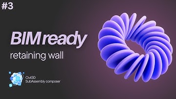 Parametric BIM ready retaining wall - Civil3D