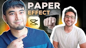How To Do Ali Abdaal Paper Transition Effect | CapCut Tutorial