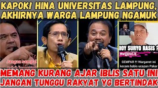 Download Lagu Kapok! Roy Hina Universitas Lampung, Warga Lampung Ngamuk || Memang Kurang Ajar Ibl*is Satu Ini! MP3 Download Lagu Kapok! Roy Hina Universitas Lampung, Warga Lampung Ngamuk || Memang Kurang Ajar Ibl*is Satu Ini! MP3