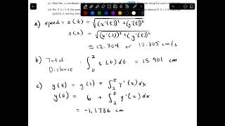 AP Calculus BC 2024 FRQ #2 (Calculator)
