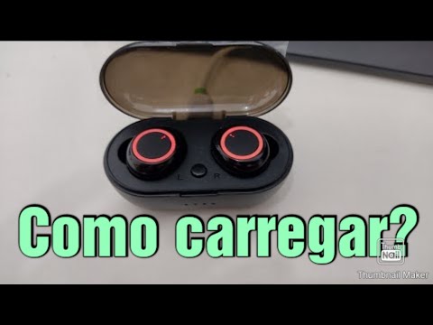 Fone de ouvido bluetooth Y50, como carregar e saber que está carregado ...