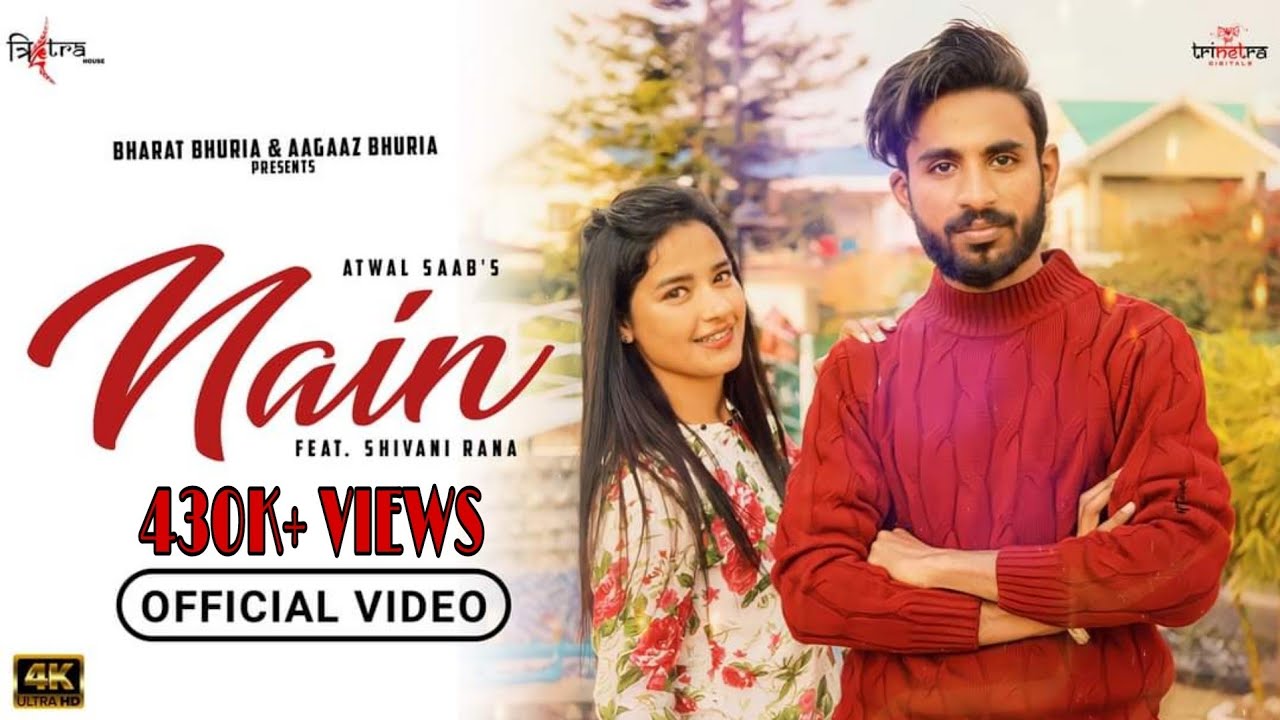 NAIN (Official Video) • ATWAL SAAB Ft. SHIVANI RANA • Latest Punjabi Song 2021 • @Trinetra House •