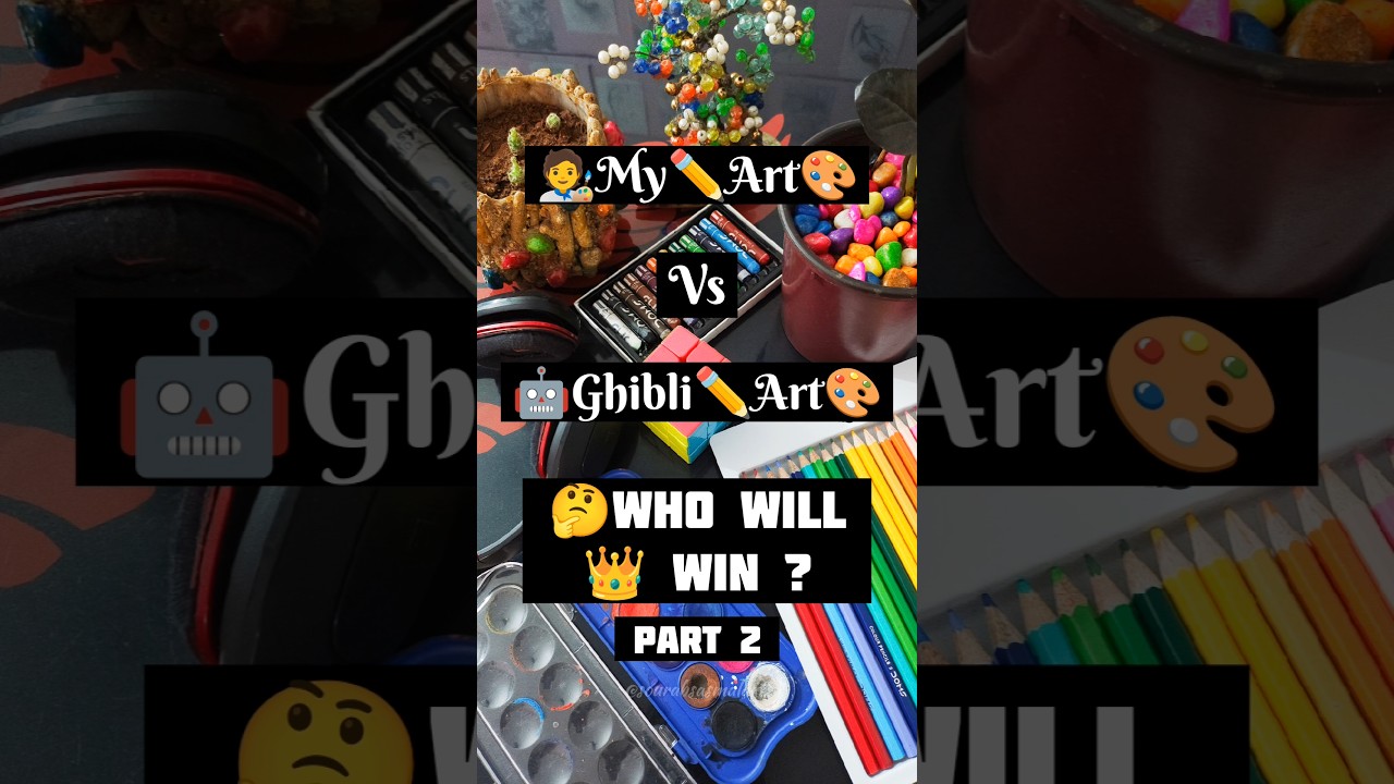 Ghibli Art Vs My Art Part 2 