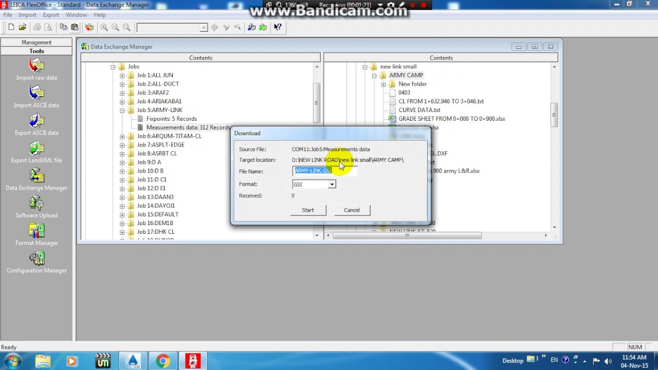 How To Import Jobs From Leica Total Station Full Tutorial - YouTube