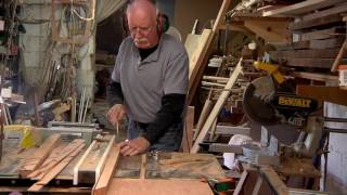 A Lexmedia video of the steps Steve McKenna takes in constructing a finished rocking chair from rough sawn lumber.