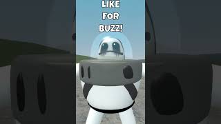 HUGGY WUGGY vs CORRUPTED BUZZ in Gmod #shorts