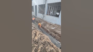 Technical casting lean concrete of drainage system