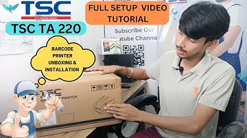 How To Setup Your TSC TA220 Barcode Printer. Full tutorial video