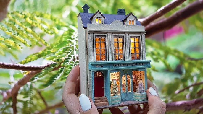 DIY miniature dollhouse kit "Special gift shop" small house series