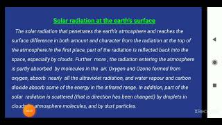 Unit 2-Solar energy-Part 1
