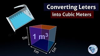 Convert Liters to cubic meters 1 L is 1000 cm cube measurements - YouTube