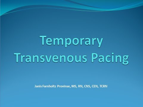 Temporary Tranvenous Pacing