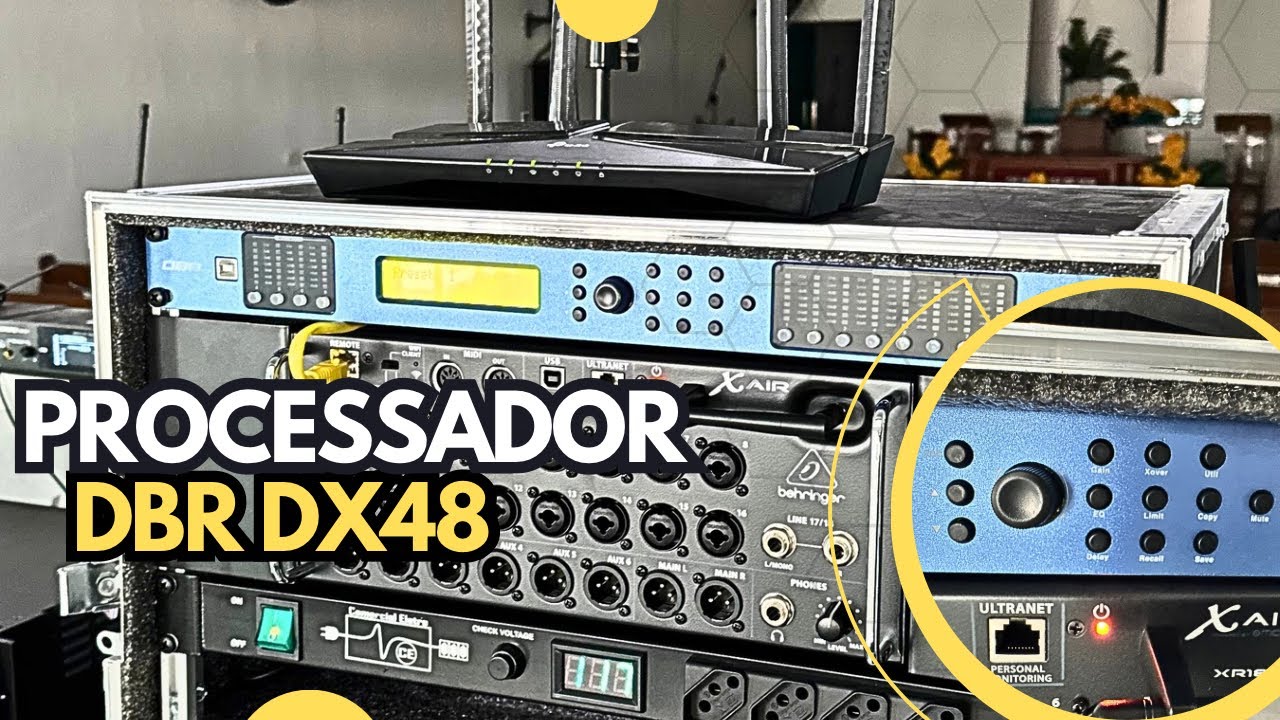 Processador DBR DX48 (4 in 8 out)