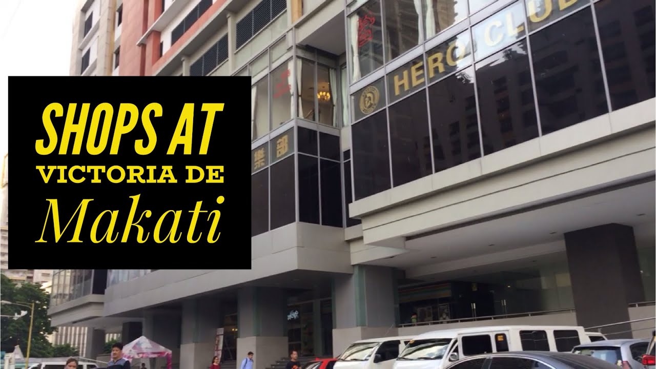 Shops at Victoria de Makati YouTube