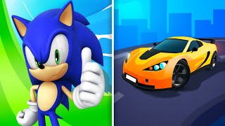 Sonic Dash Vs Race Master 3D - Gameplay Speed Battle - Sonic Vs all Bosses Gameplay / iOS - Android screenshot 4