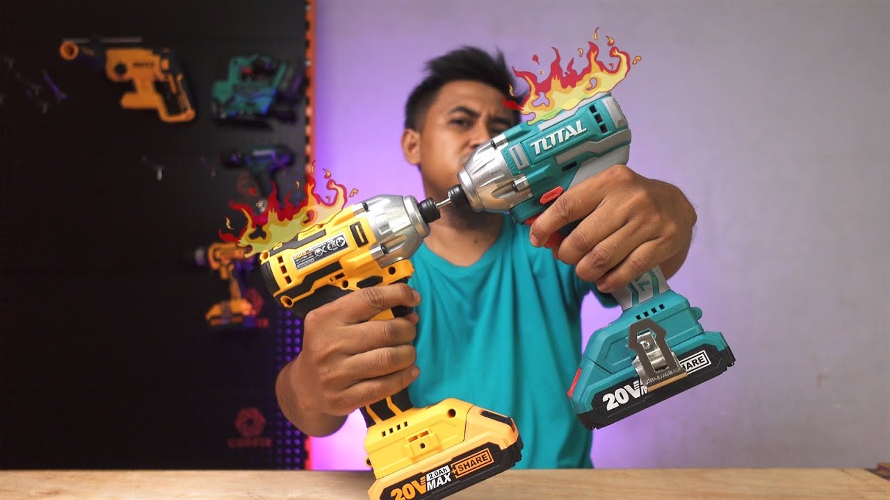 ingco vs total !!! ternyata beda, mana impact driver terbaik?? YouTube