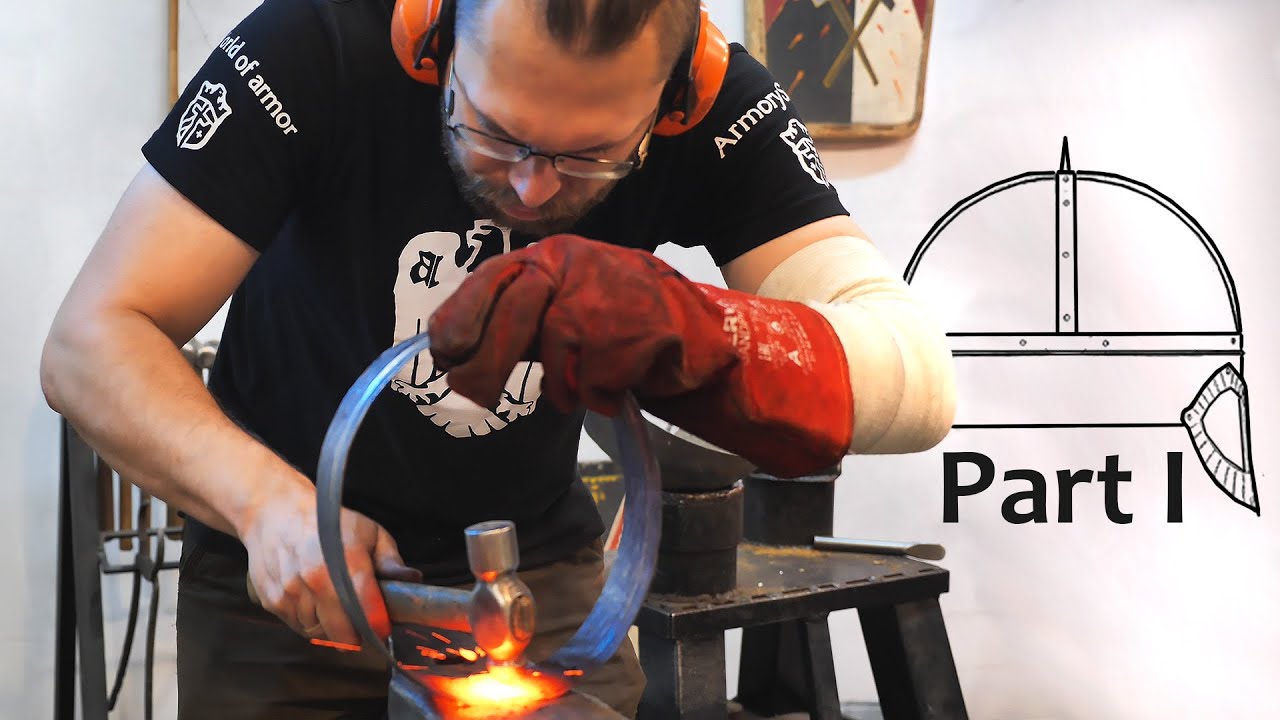 Делаю шлем викинга. Гьёрмундбю вдохновляет