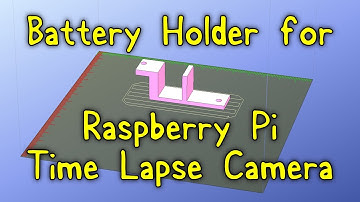 Battery Holder for Raspberry Pi Time Lapse Camera