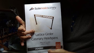 New overhead catenary kit for the model railway