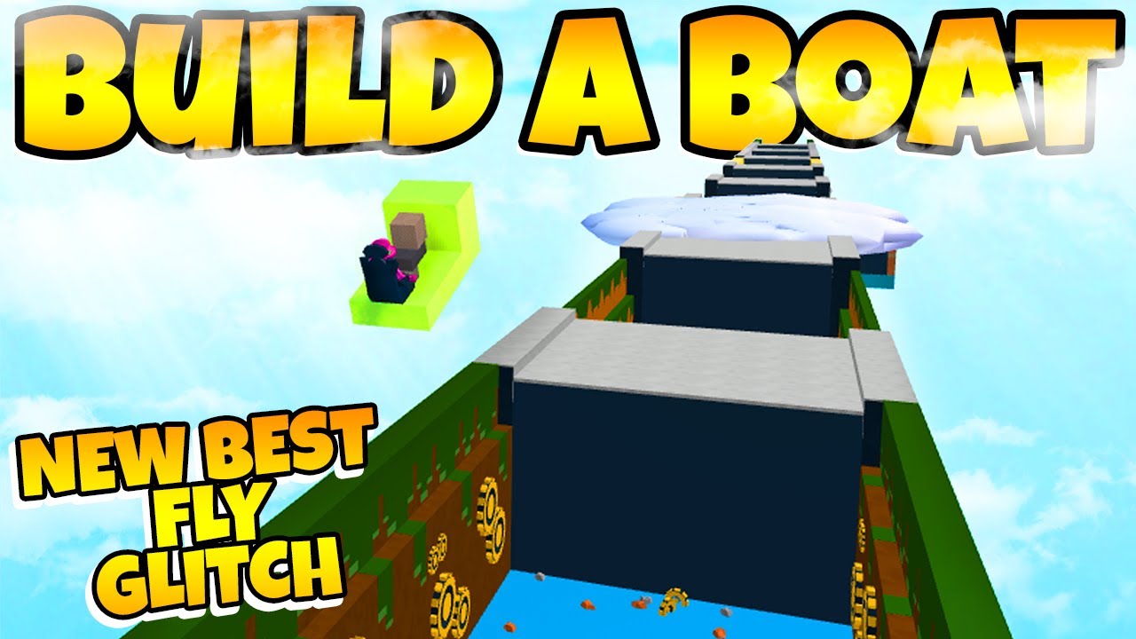 epic fly glitch in build a boat for treasure in roblox