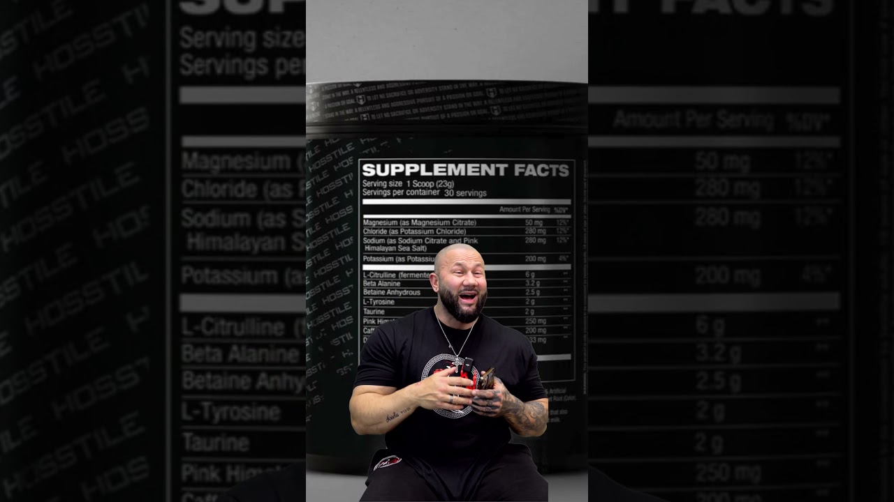 HOSSTILITY FOUNDATION PRE WORKOUT 