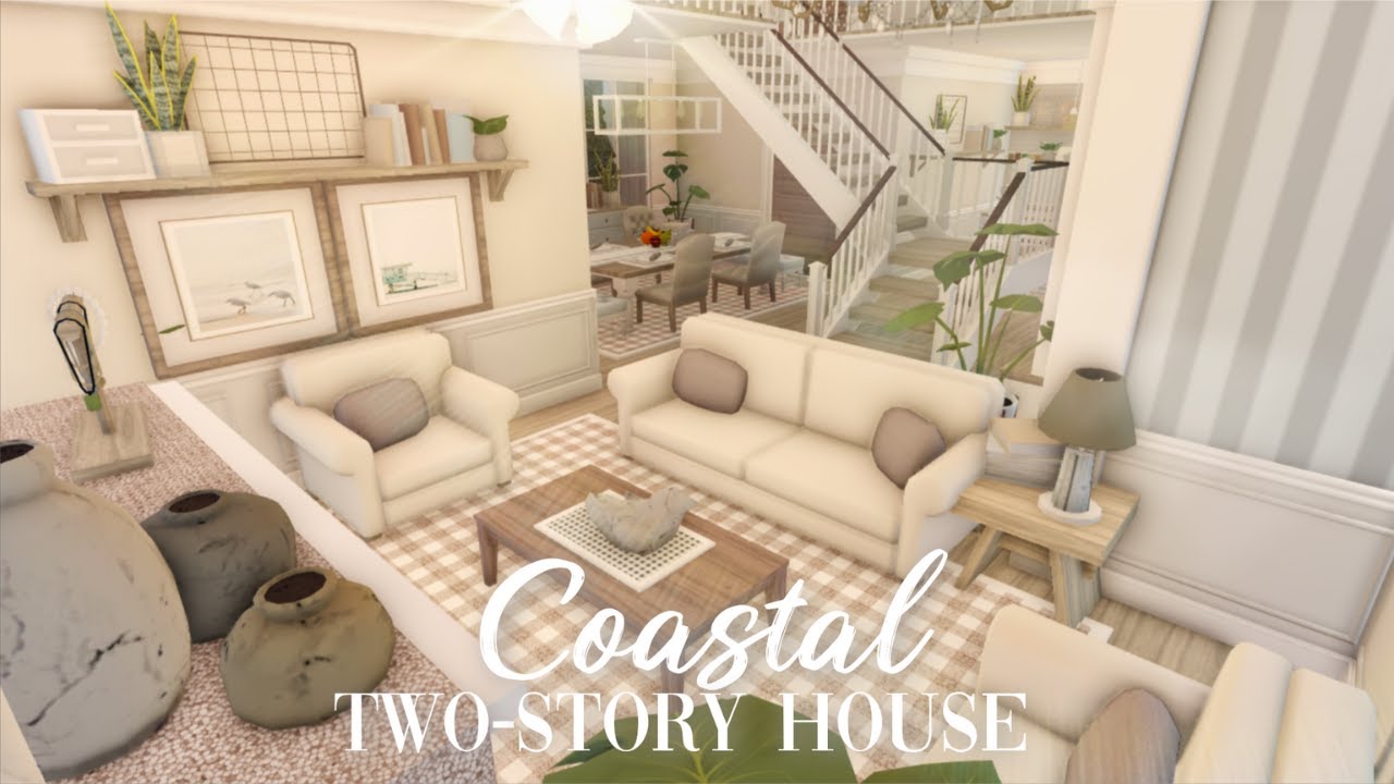 Roblox Bloxburg - Coastal Two-Story House (Interior) - Minami Oroi ...