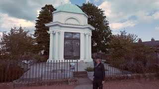 The Robert Burns Mausoleum with Tour Guide Mark Donald