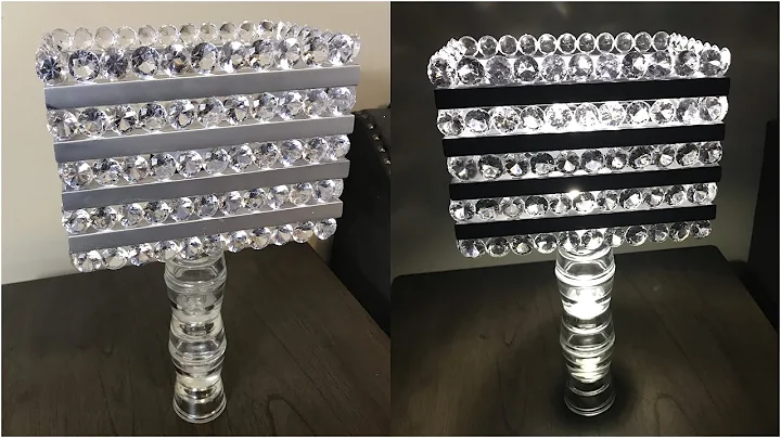 DIY Dollar Tree Glam Table Lamp