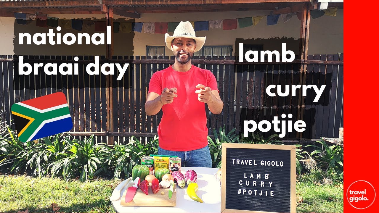 National Braai Day How to Make a Lamb Curry Potjie on the fire (South