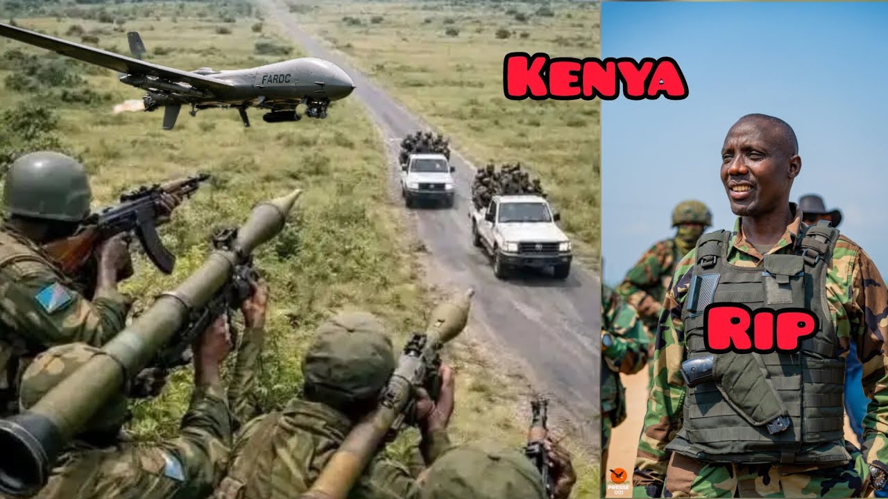 RIP GEN.MAKENGA YAPFIRIYE KENYA#WILLY NGOMA YAHAMBWE NKIMBWA#DRONE YARASHE KUMUHANDA GOMA_RUBAYA