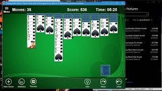 Amazing Spider Solitaire Arcade •UNL• ~ GamePlay ~ OP&Gaming ~ W11 App ~ 1080ᶠᴴᴰ ~ 2025 ~ W11 screenshot 2