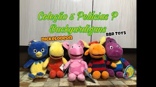 5 Bonecos Pelúcia P Musicais Backyardigans Tasha Tyrone Austin Uniqua Pablo - Tops Virtual