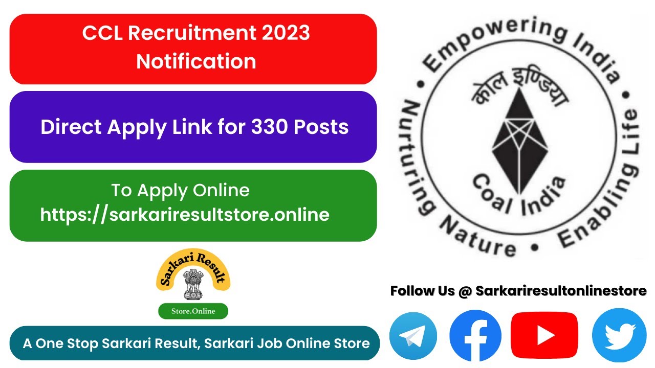 CCL Recruitment | CCL Recruitment 2022 | CCL Recruitment 2023