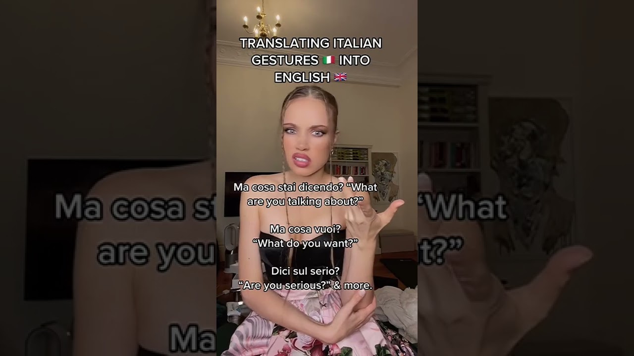 Italian gestures explained 🇮🇹 | Xenia Tchoumi