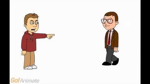 messin around on go animate