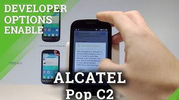 How to Allow Developer Options on ALCATEL Pop C2 - Enable USB Debugging |HardReset.Info
